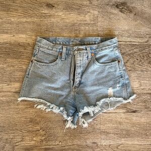 Wrangler Blue  Denim Shorts 26